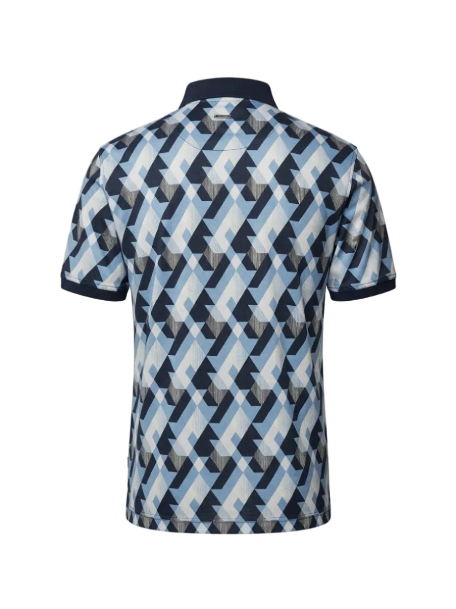 Polo Addison Mercerised Golfer-Navy 0078612
