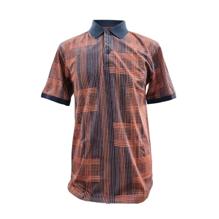Polo Men's Adriel Merc Golfer-Orange/Navy 0078616