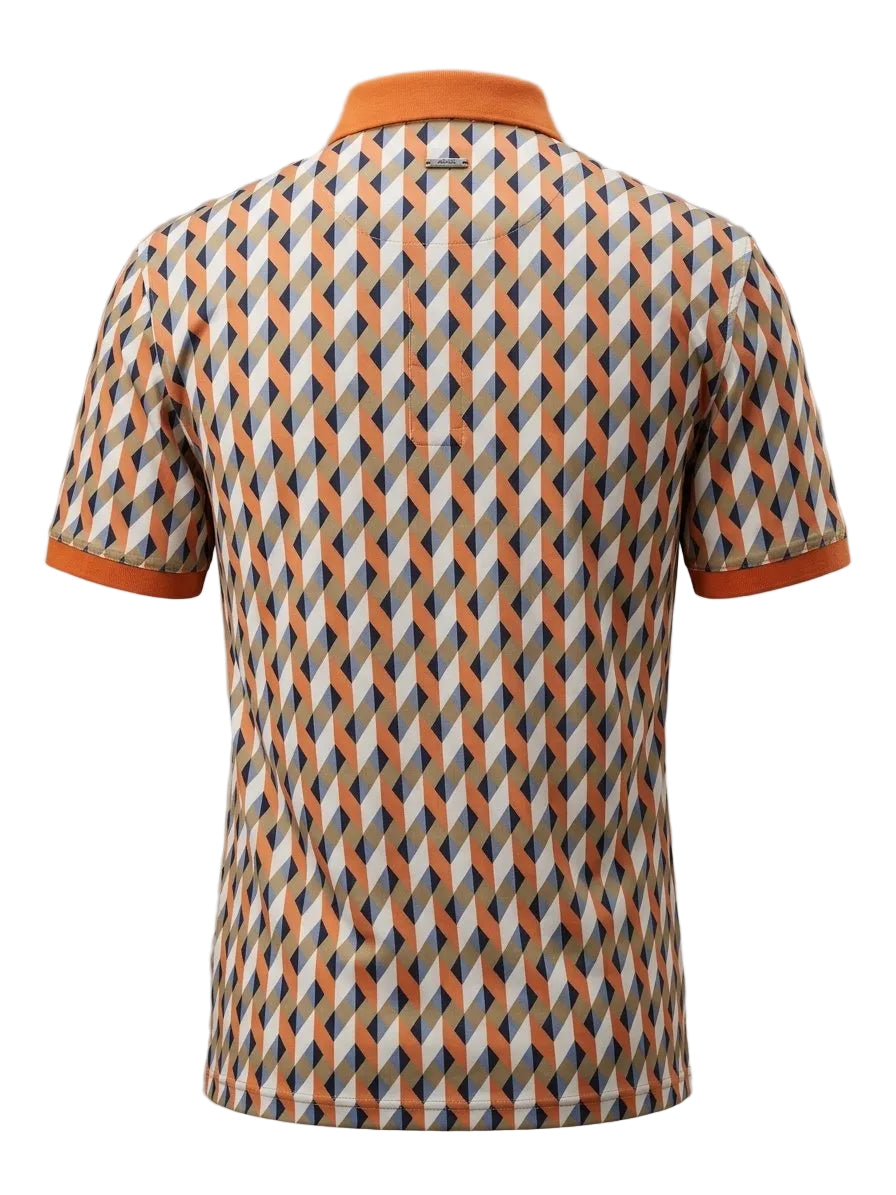 Polo Arthur Mercerised Golfer-Orange 0078613
