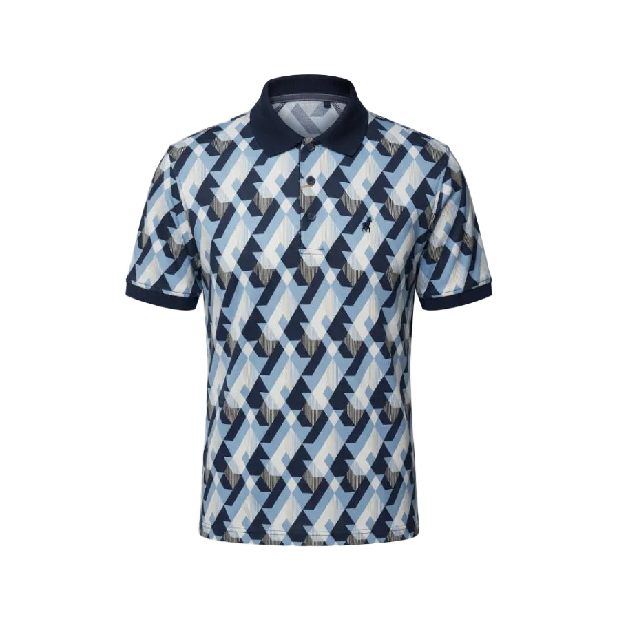 Polo Addison Mercerised Golfer-Navy 0078612