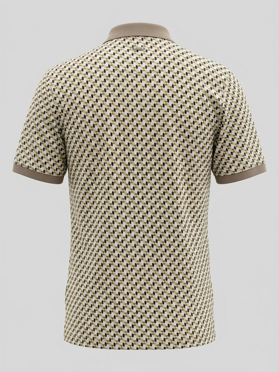 Polo Santino Mercerised Short Sleeve Golfer-Brown 0078642