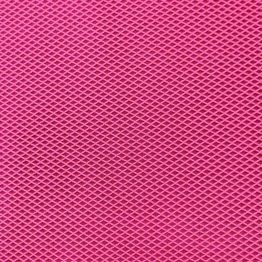 DRESS FABRIC Dress Fabric Cerise Pink Bonded Honeycomb Fabric 150cm (7896780177497)