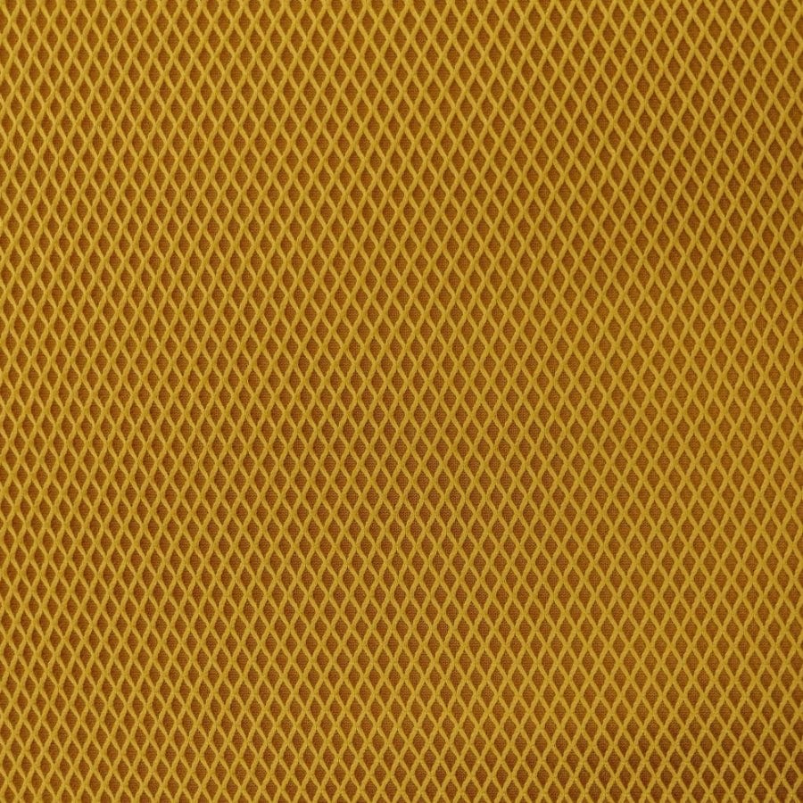 DRESS FABRIC Dress Fabric Mustard Bonded Honeycomb Fabric 150cm (7896780177497)