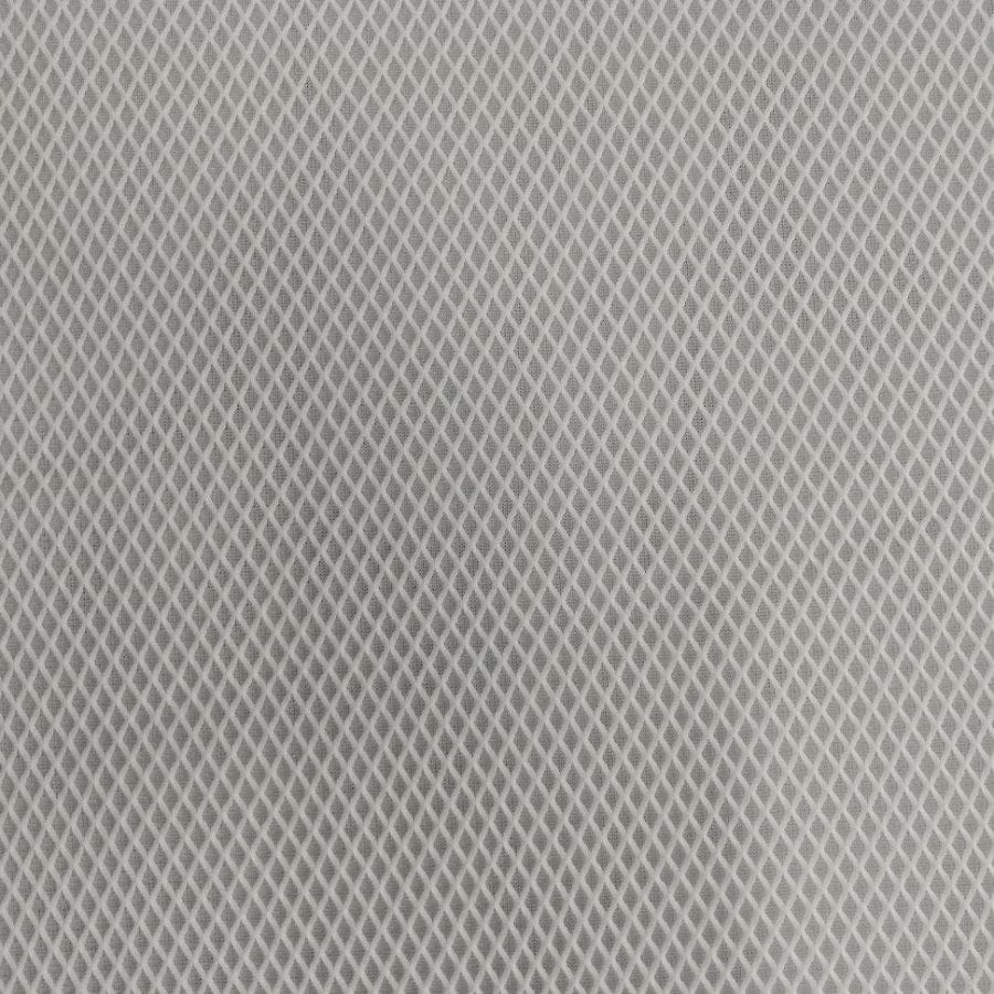 DRESS FABRIC Dress Fabric White Bonded Honeycomb Fabric 150cm (7896780177497)