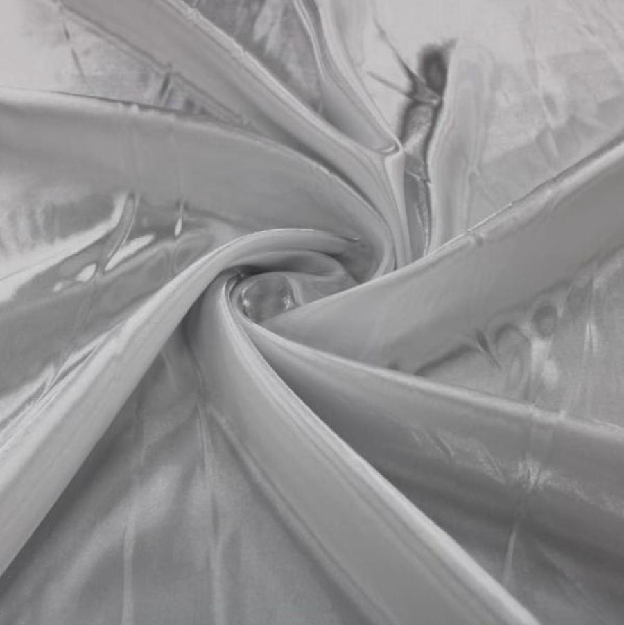 DRESS FABRIC Fabric White Glass Makado Satin (7783234863193)