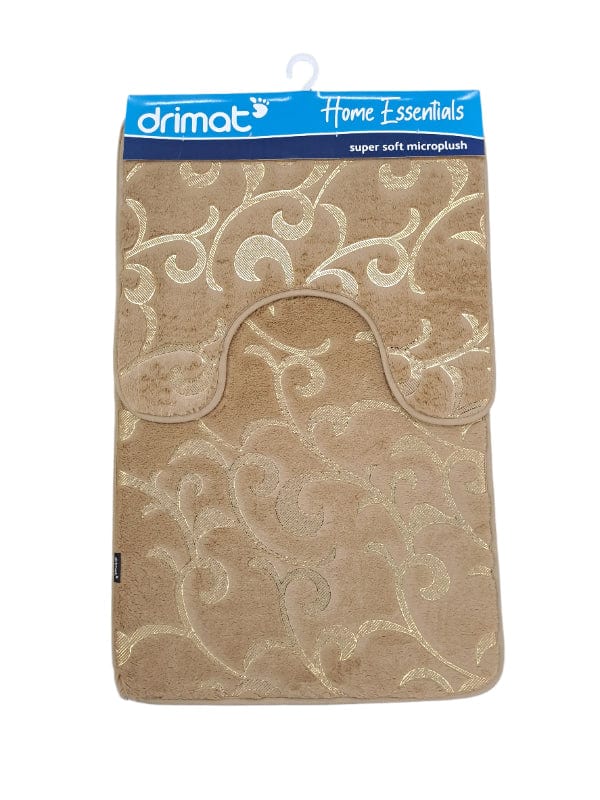 Drimat Bedroom & Bathroom Camel Drimat Velvet Memory Foam Bath Mat 2 Piece (7897733267545)
