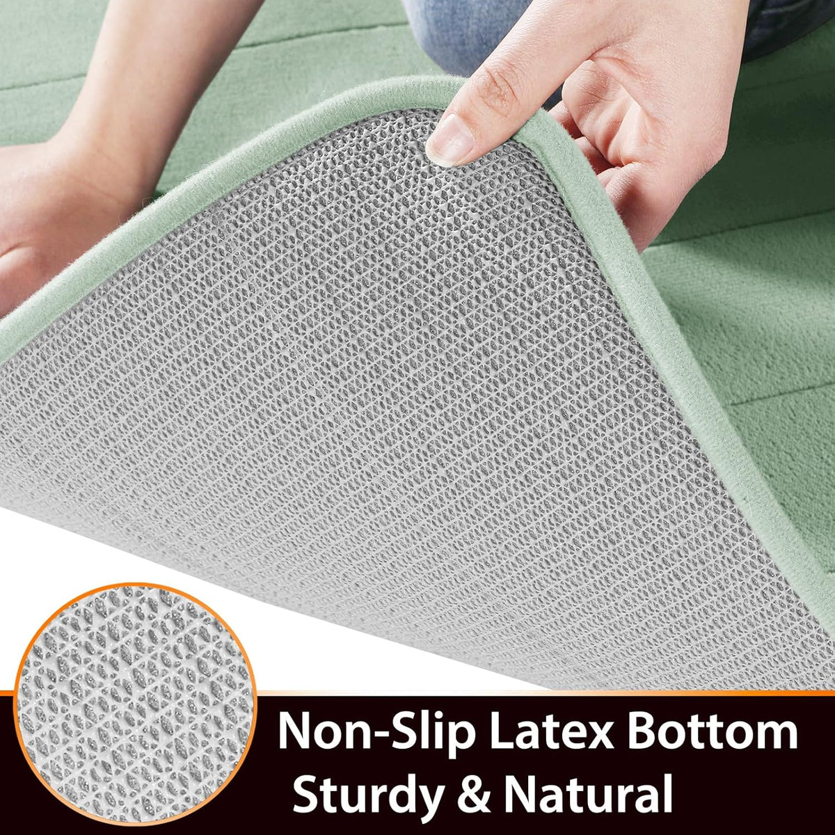 Drimat Bedroom & Bathroom Drimat Memory Foam Bath Mat Duck Egg