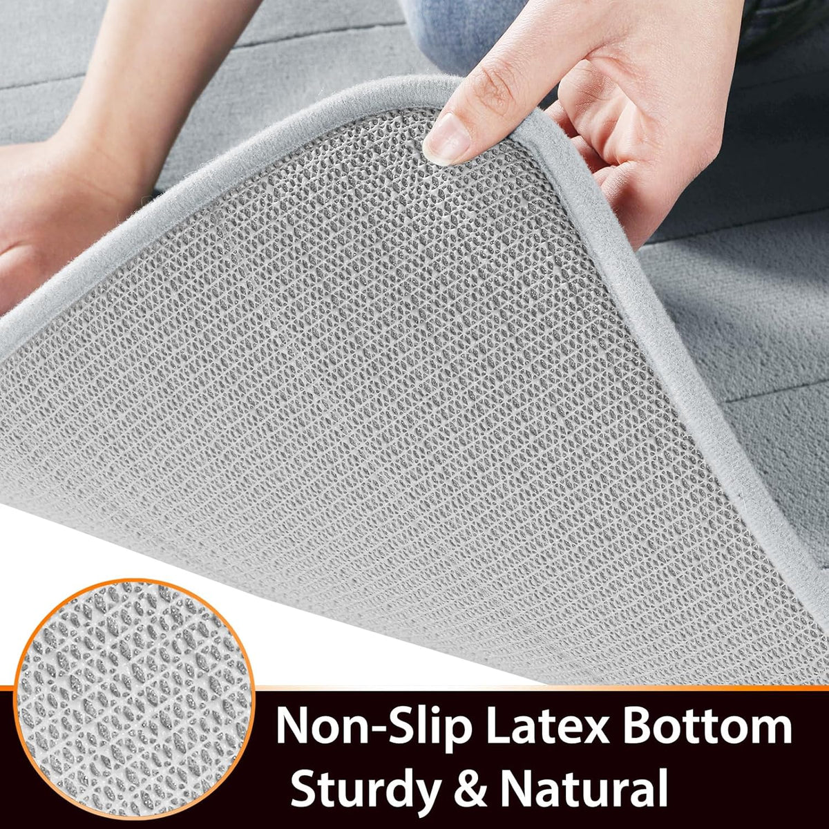 Drimat Bedroom & Bathroom Drimat Memory Foam Bath Mat Silver (7796992639065)