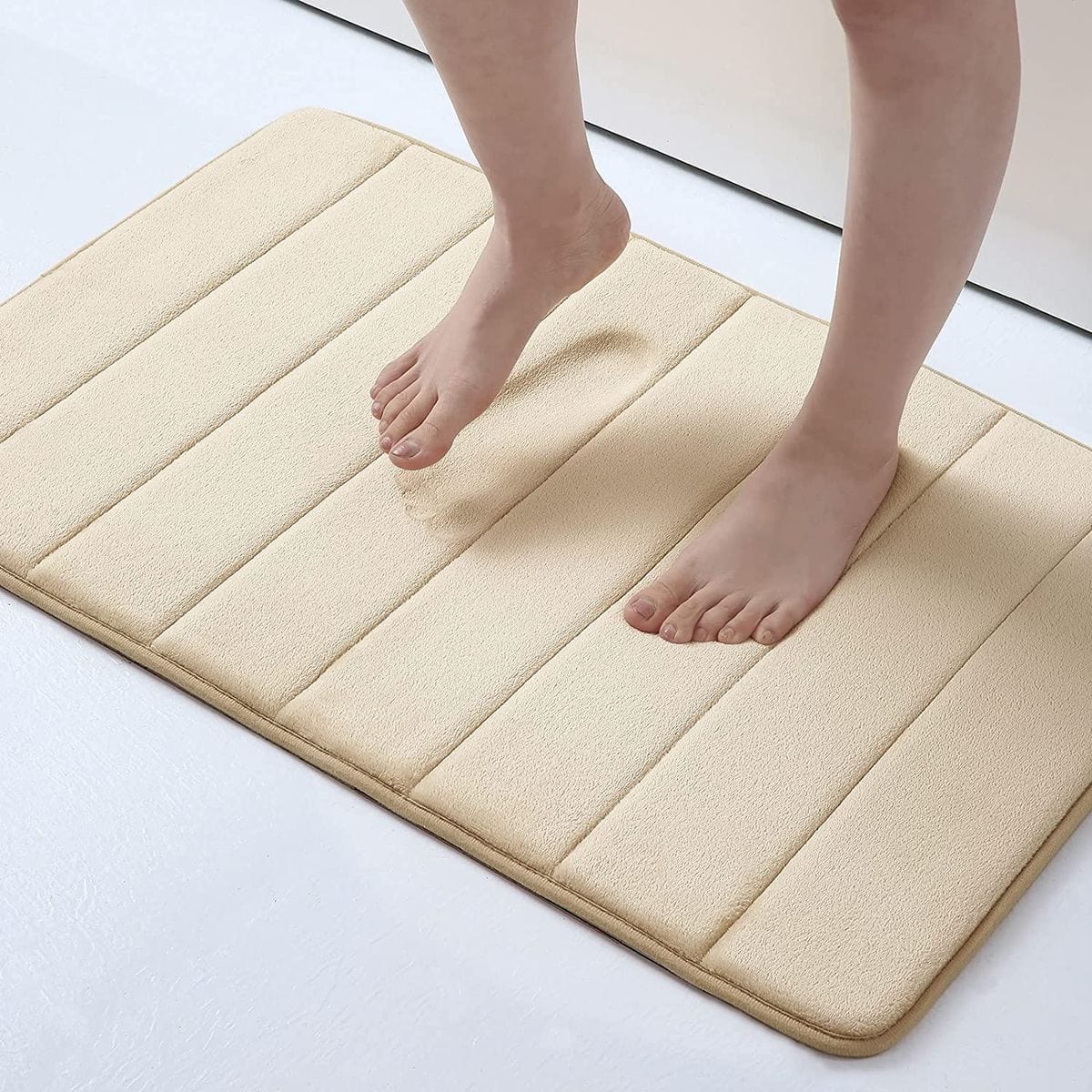 Drimat Bedroom & Bathroom Medium Bath Mat 43cm x 61cm Drimat Memory Foam Bath Mat Beige (7797122826329)