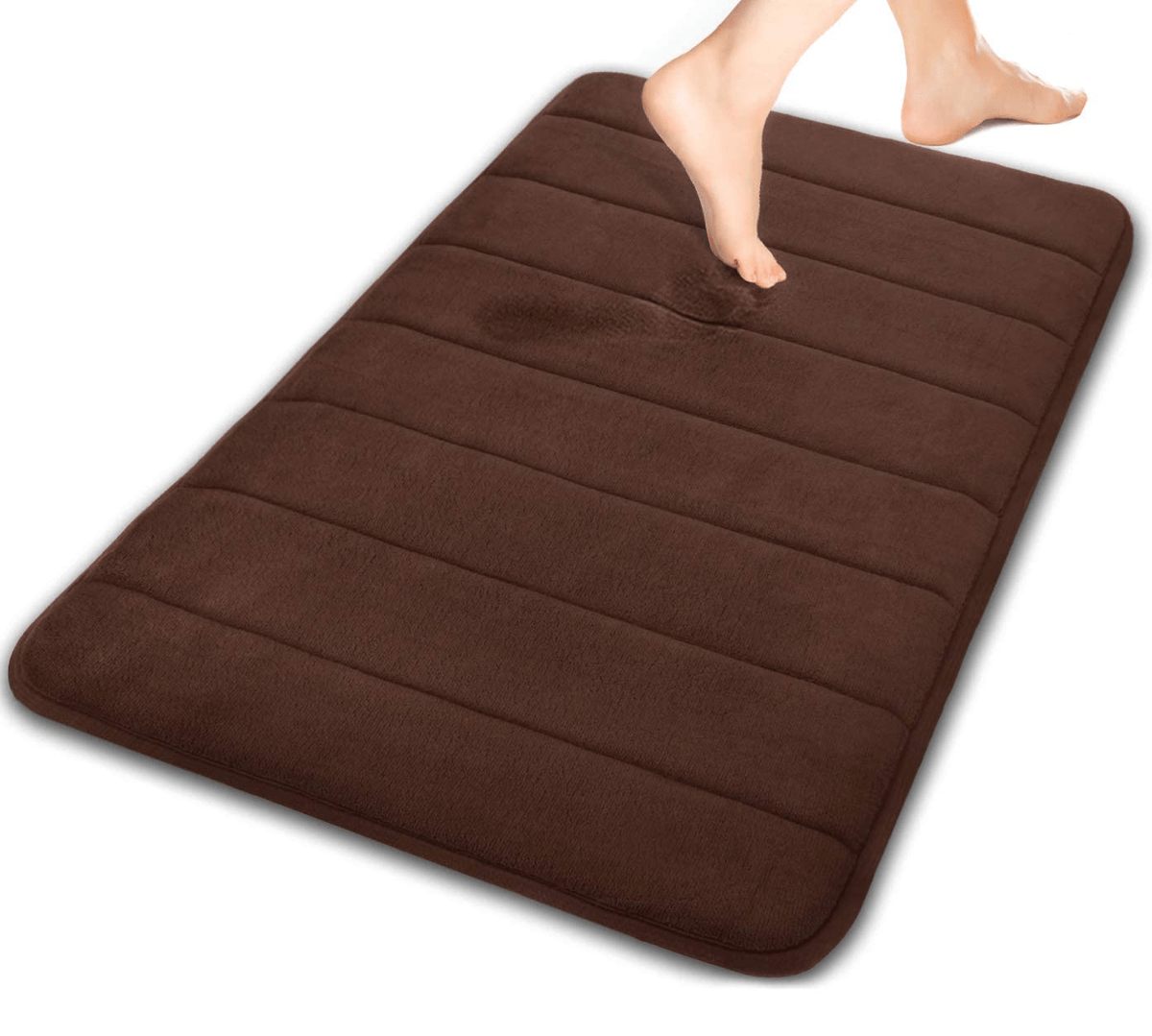 Drimat Bedroom & Bathroom Medium Bath Mat 43cm x 61cm Drimat Memory Foam Bath Mat Chocolate Brown (2061830553689)