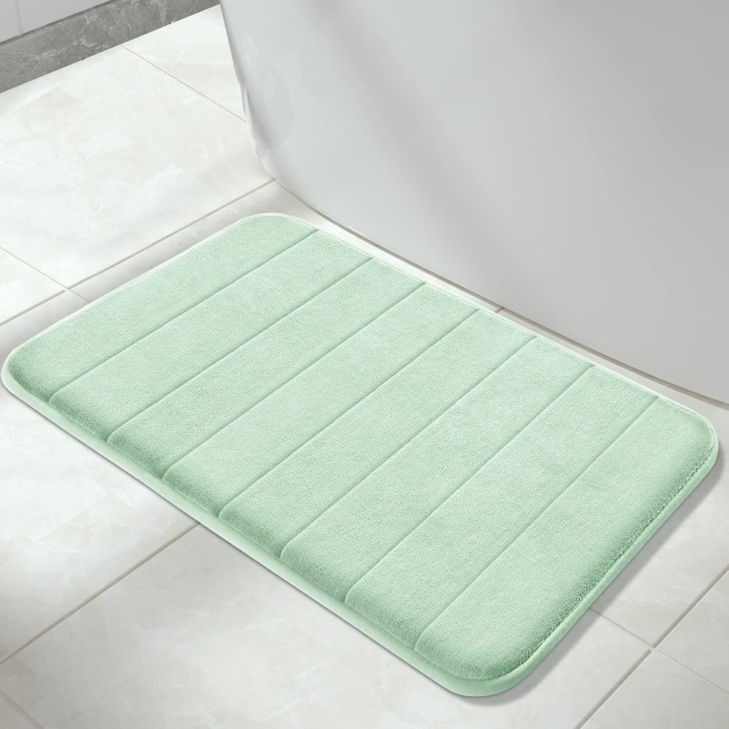 Drimat Bedroom & Bathroom Medium Bath Mat 43cm x 61cm Drimat Memory Foam Bath Mat Duck Egg