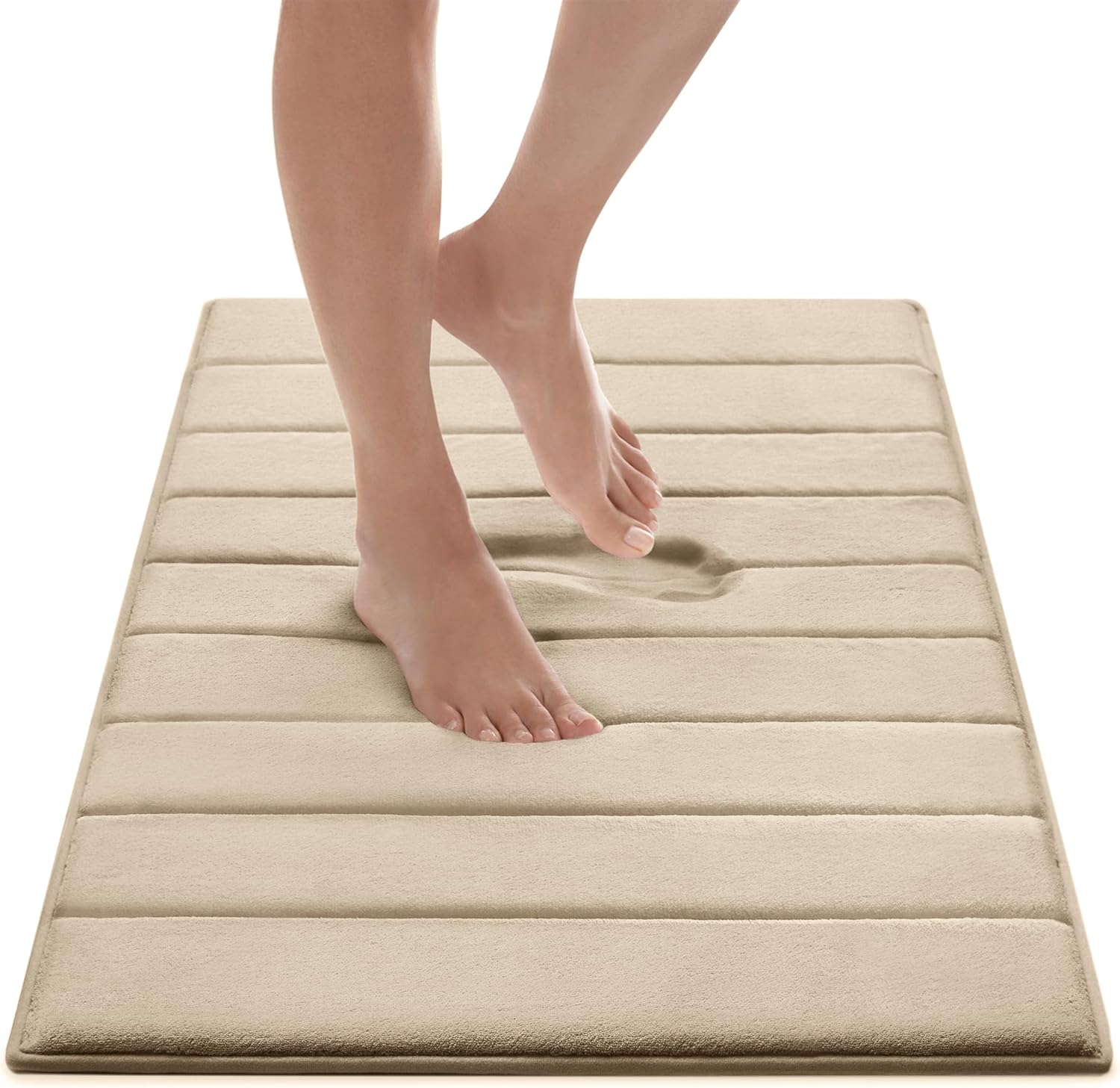 Drimat Bedroom & Bathroom Runner 60cm X 147cm Drimat Memory Foam Bath Mat Beige (7797122826329)