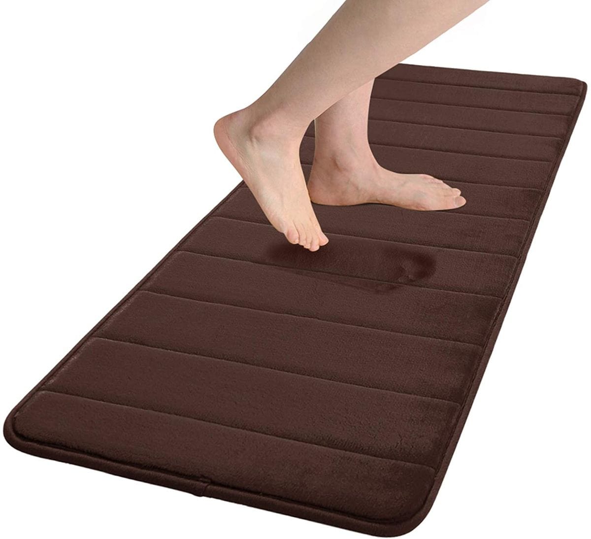 Drimat Bedroom & Bathroom Runner 60cm x 147cm Drimat Memory Foam Bath Mat Chocolate Brown (2061830553689)