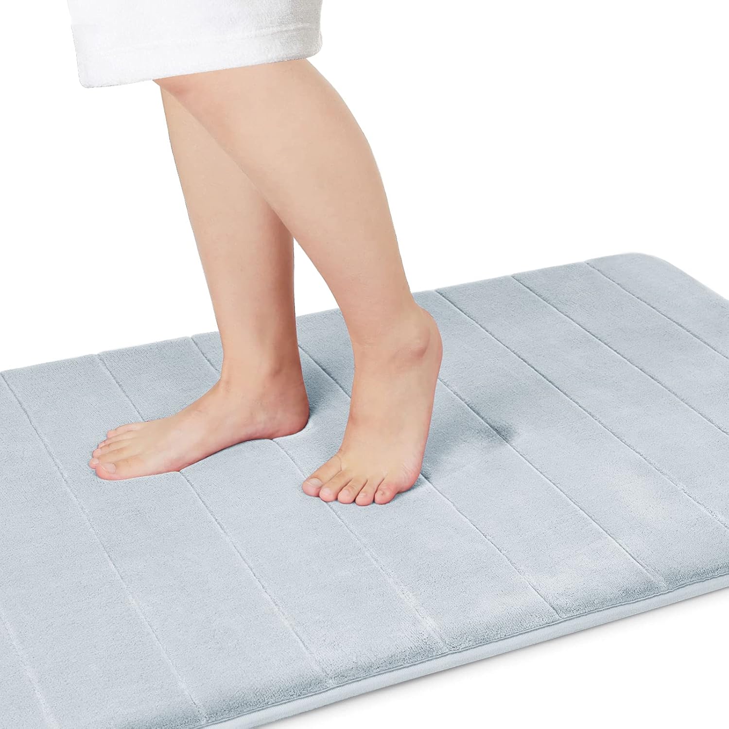 Drimat Bedroom & Bathroom Runner 60cm X 147cm Drimat Memory Foam Bath Mat Silver (7796992639065)