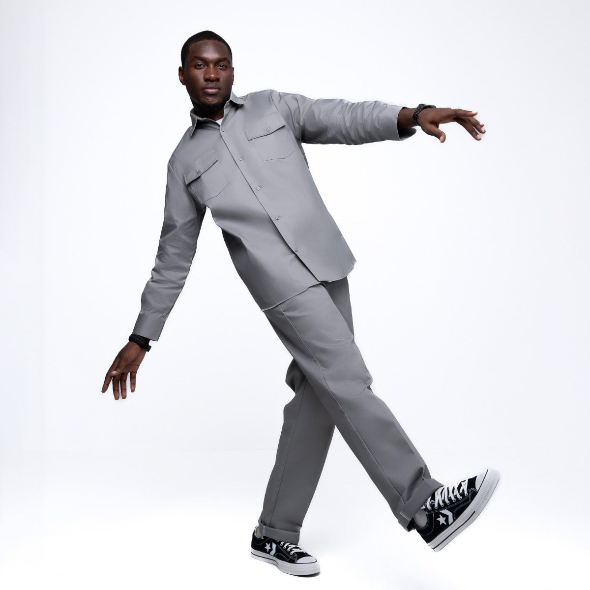 Dickies 847 Men's Shirt-Silver Grey 0005135