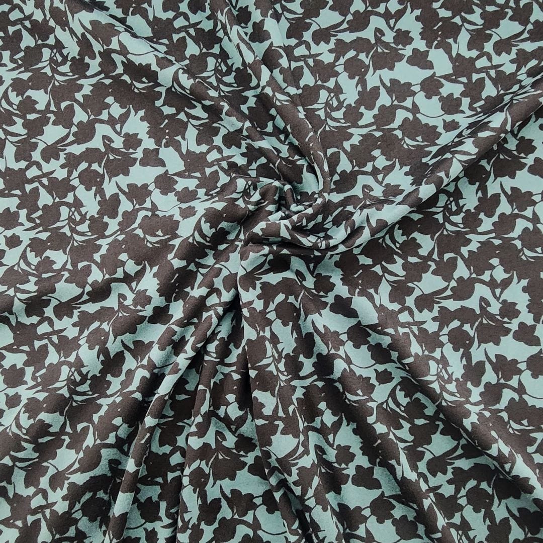 DTY Dress Fabrics Printed Dty Brushed Fabric 150cm Sea Pine (7508805845081)
