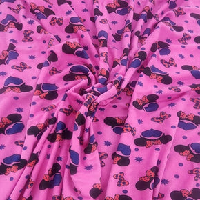 DTY Dress Fabrics Printed Dty Fabric 160cm Minnie (7562617946201)