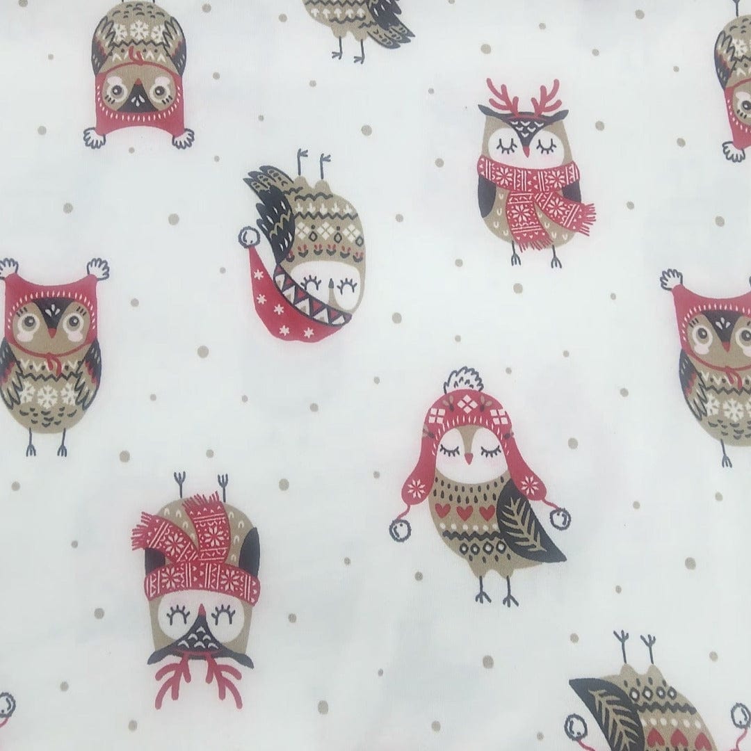 DTY Dress Fabrics Printed Owl Dty Fabric 160cm (7562618142809)
