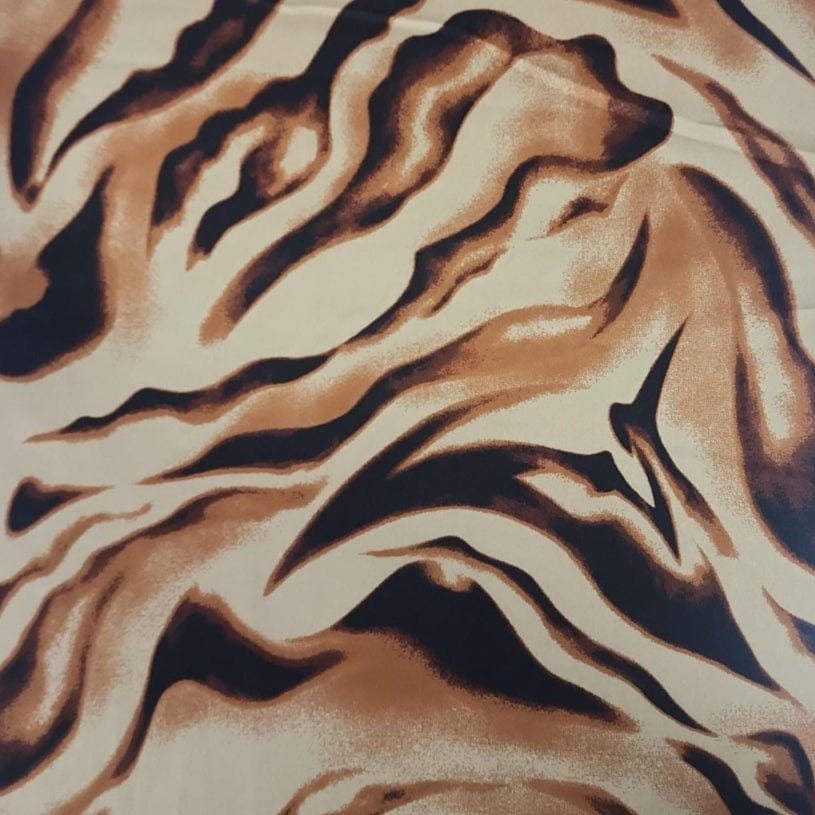 DULL SATIN SPANDEX Dress Fabric Camel Dull Satin Spandex 150cm