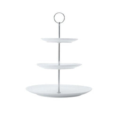 Maxwell & Williams White Basics Diamonds 3-Tier Cake Stand DV0027.