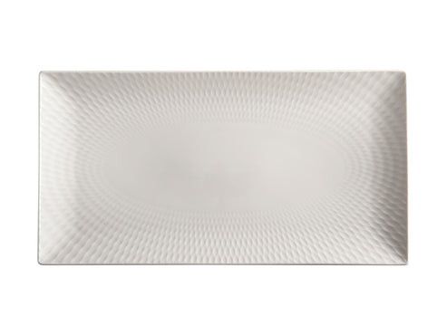 Maxwell & Williams White Basics Diamonds Rectangular Platter 35x19cm DV0176.