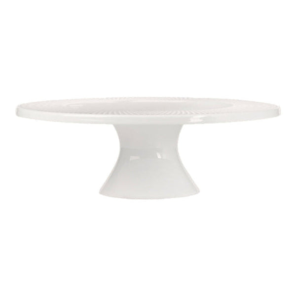 Maxwell & Williams White Basics Diamonds Footed Cake Stand 25cm DV0180