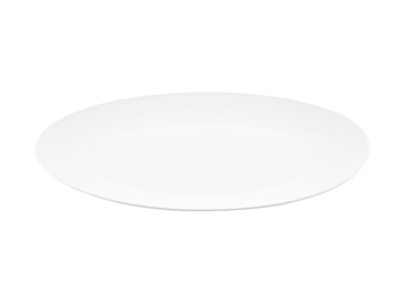 Maxwell & Williams White Basics Diamonds Oval Platter 44x32cm DV0247