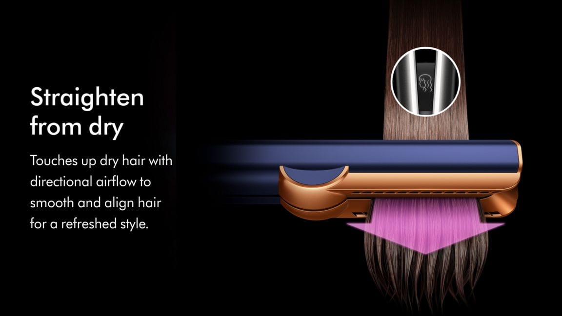 Dyson HAIR DRYER Dyson Airstrait™ Straightener Nickel/Copper  HT01 (7268569940057)