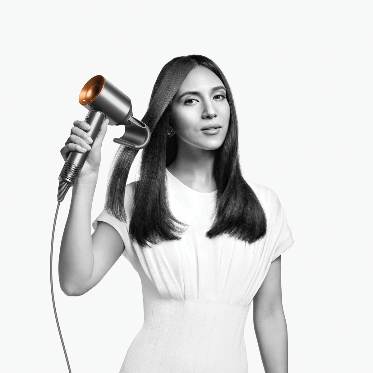 Dyson HAIR DRYER Dyson HD07 Supersonic Hair Dryer (Bright Nickel/Bright Copper) 389922-01 (7535475392601)