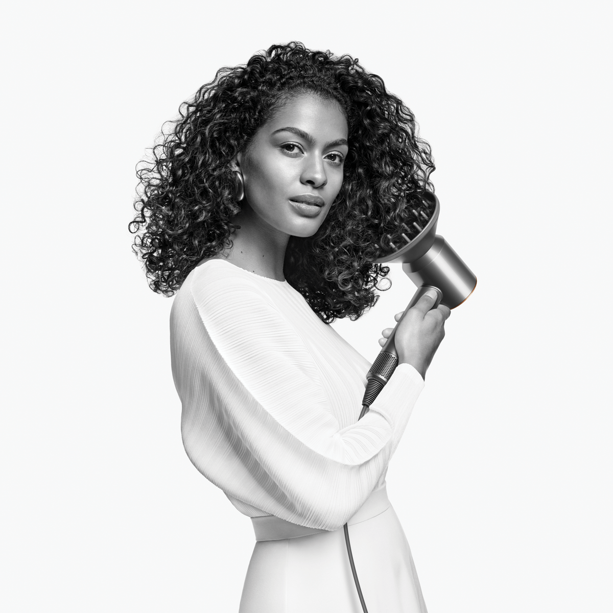 Dyson HAIR DRYER Dyson HD07 Supersonic Hair Dryer (Bright Nickel/Bright Copper) 389922-01 (7535475392601)