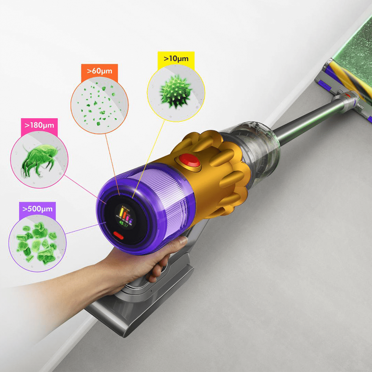 Dyson Vacuum Cleaner Dyson SV46 V12 Detect Slim Absolute Vacuum Cleaner