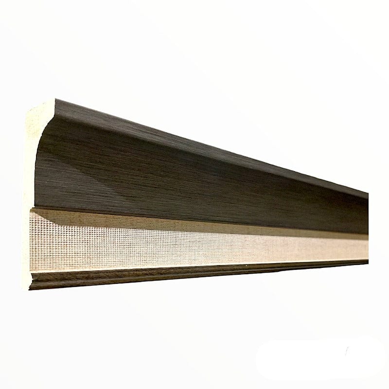 DZINER ESSENTIALS Curtain Pelmet 2 meters Tuscany Pelmet Ash Grey 85 mm