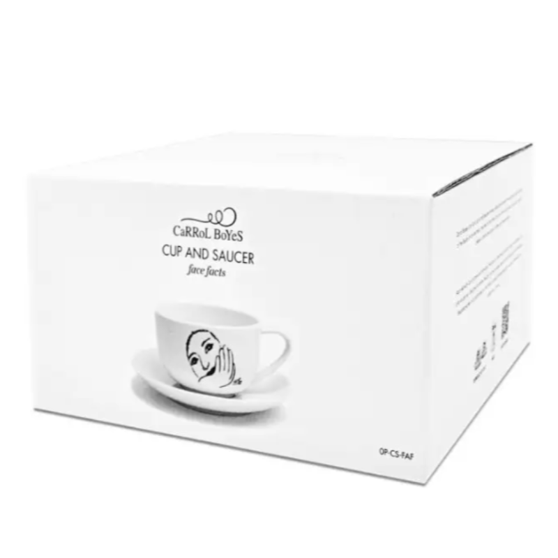 Carrol Boyes Cup & Saucer Carrol Boyes Cup And Saucer Face Facts 0P-CS-FAF (2061542195289)