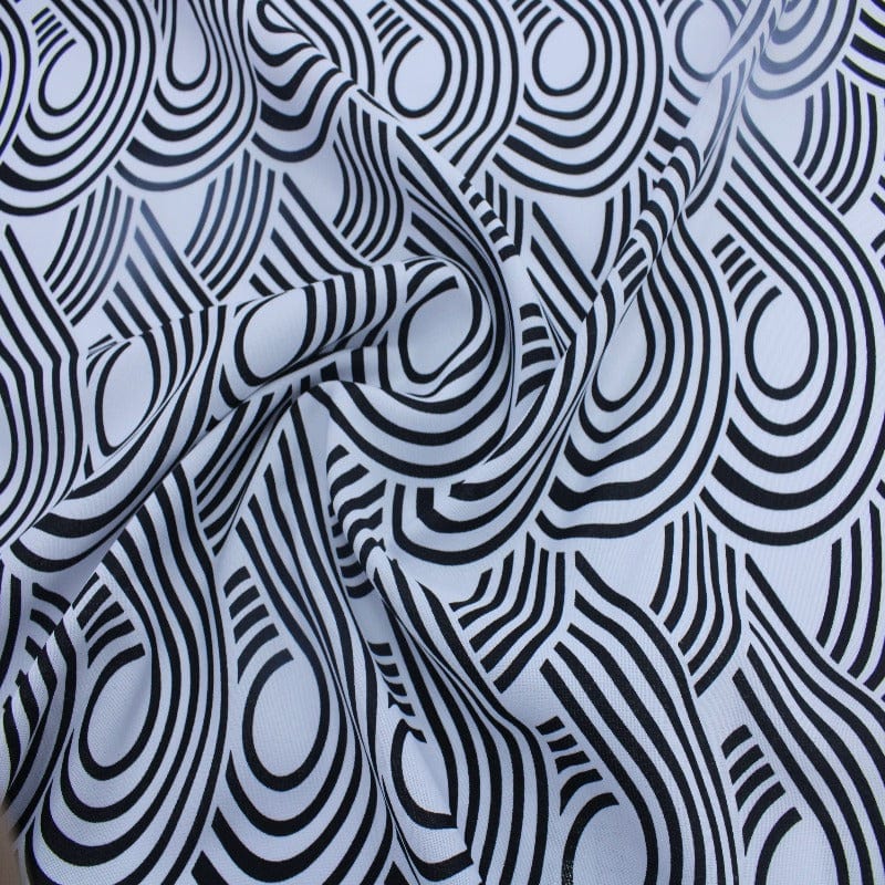 Mini Matt Printed Mini Matt DES.2021-42 COL.1 Black/White 150cm (7120046424153)