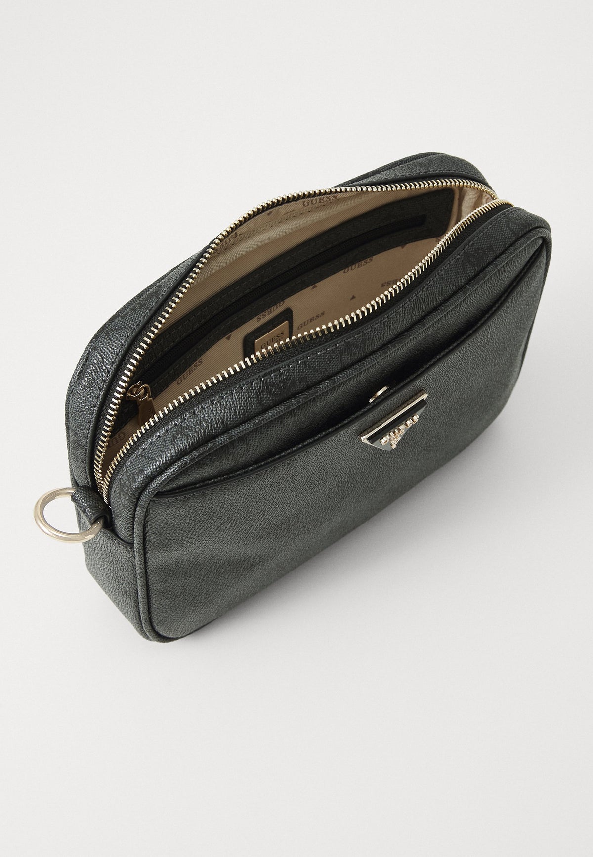 Guess Meridian 11 Camera Bag Crossbody Coal OS697414.