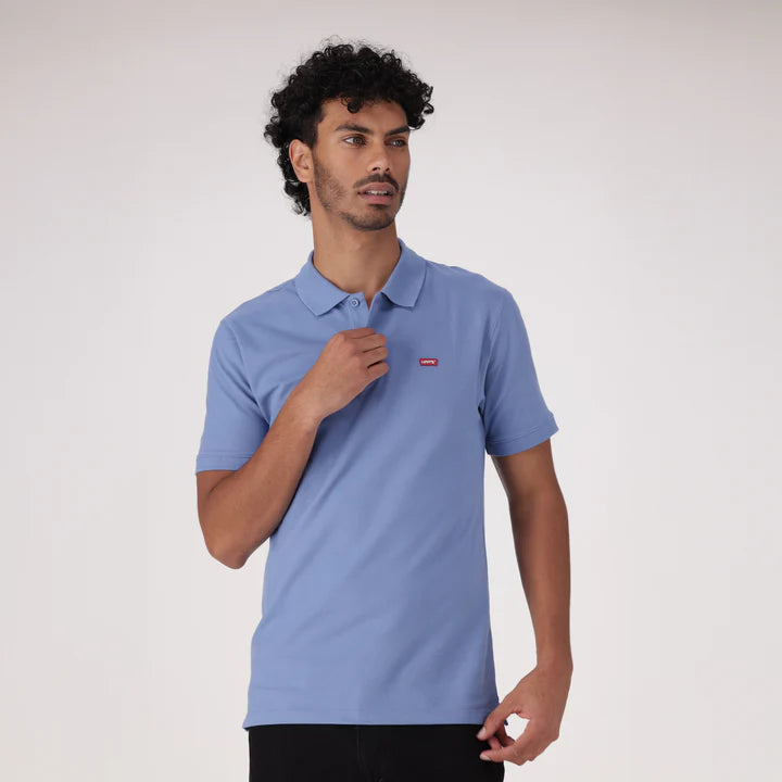 Levi'S Men’S Slim Housemark Polo Shirt - Blue