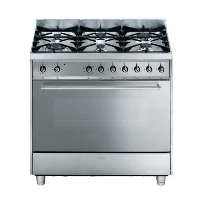 SMEG C9GGSSA 6 Burner Full Gas Stove - MHC World (2061552844889)
