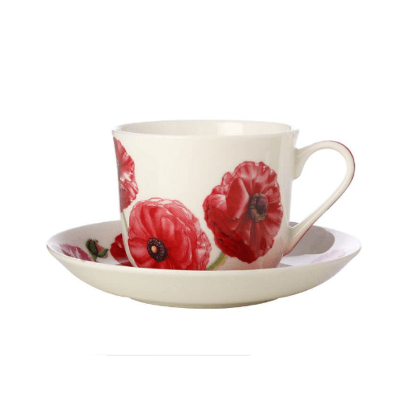 Maxwell & Williams Cup & Saucer Maxwell & Williams Katherine Castle Floriade Breakfast Cup & Saucer 480ML Ranunculus JY0035 (7052169150553)
