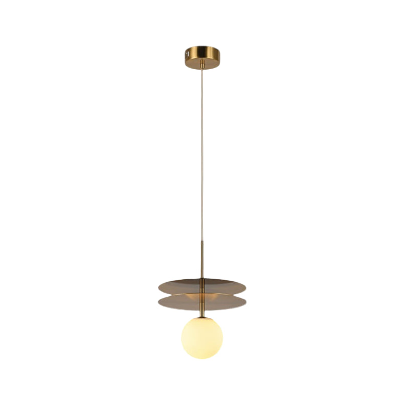 K-Light Pendant Double Golden Disc 7W  K-LED-55/2