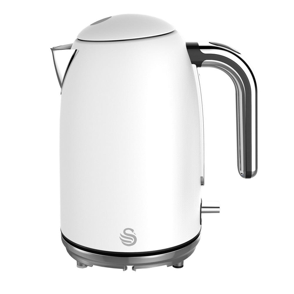 Swan KETTLE Swan 1,7 Litre Stainless Steel Pearl White Cordless Kettle SKO4C (6716407775321)