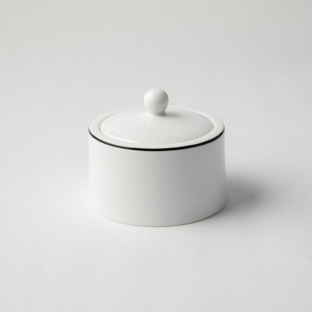 Jenna Clifford MUGS Jenna Clifford - Premium Porcelain Sugar Pot With Black Band JC-7043 (7207763738713)