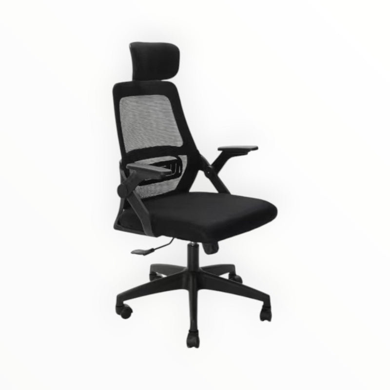 Mesh Back Chair Swivel/Tilt with Adjustable Arms (7975196786777)
