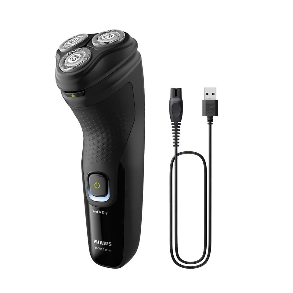Philips Shaver Philips Shaver 3000X Series Wet & Dry Electric Shaver X3021/00 (7738084229209) (7061932834905)