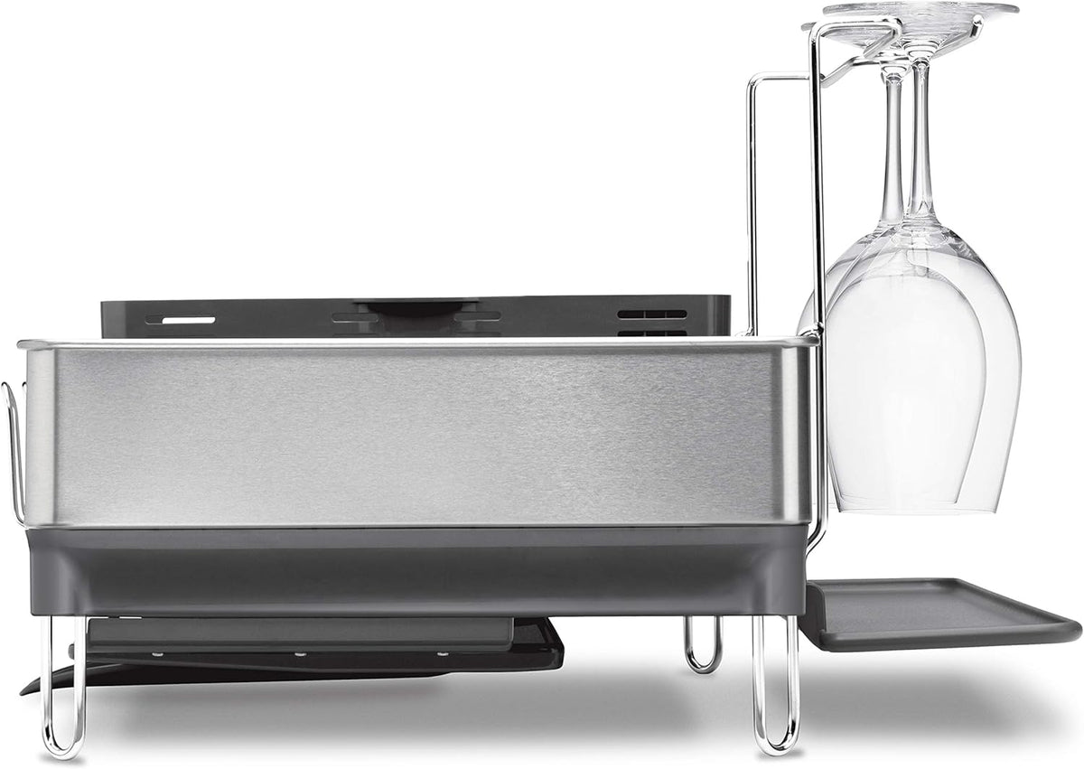 Simplehuman DISH RACK Simplehuman Kt1154 Dish Rack With Steel Frame (7405402554457)