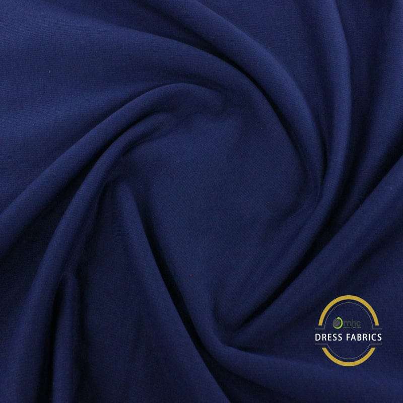 TRACKSUITING Dress Forms Tracksuiting Fabric Navy 140cm (7032398577753)
