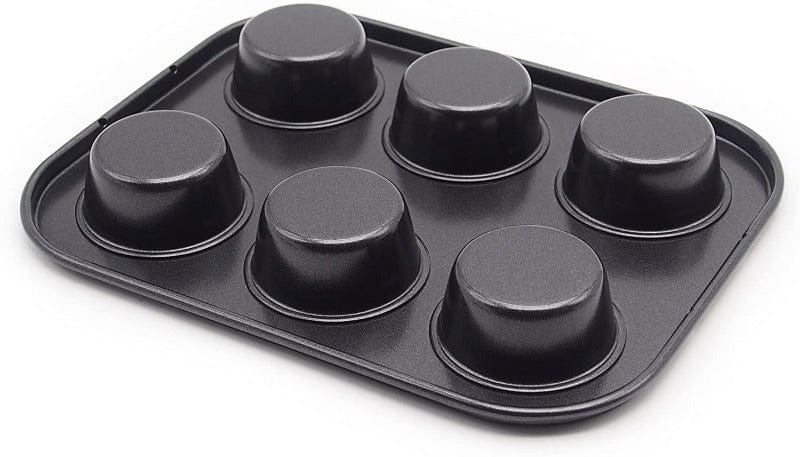 METALIX MUFFIN TIN Metalix Non-Stick 6 Cup Giant Muffin Pan CB00187F (4793792266329)