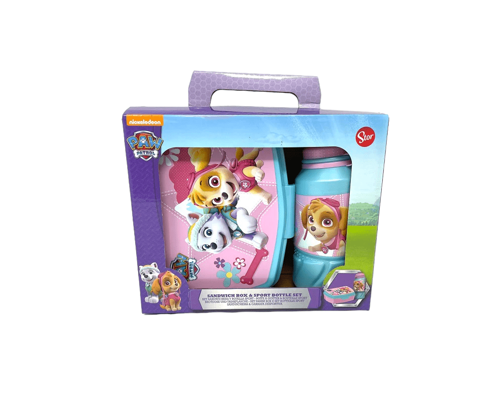 Disney LUNCH BOX Paw Patrol Grils Sports Bottle And Sandwich Container (7306428842073)
