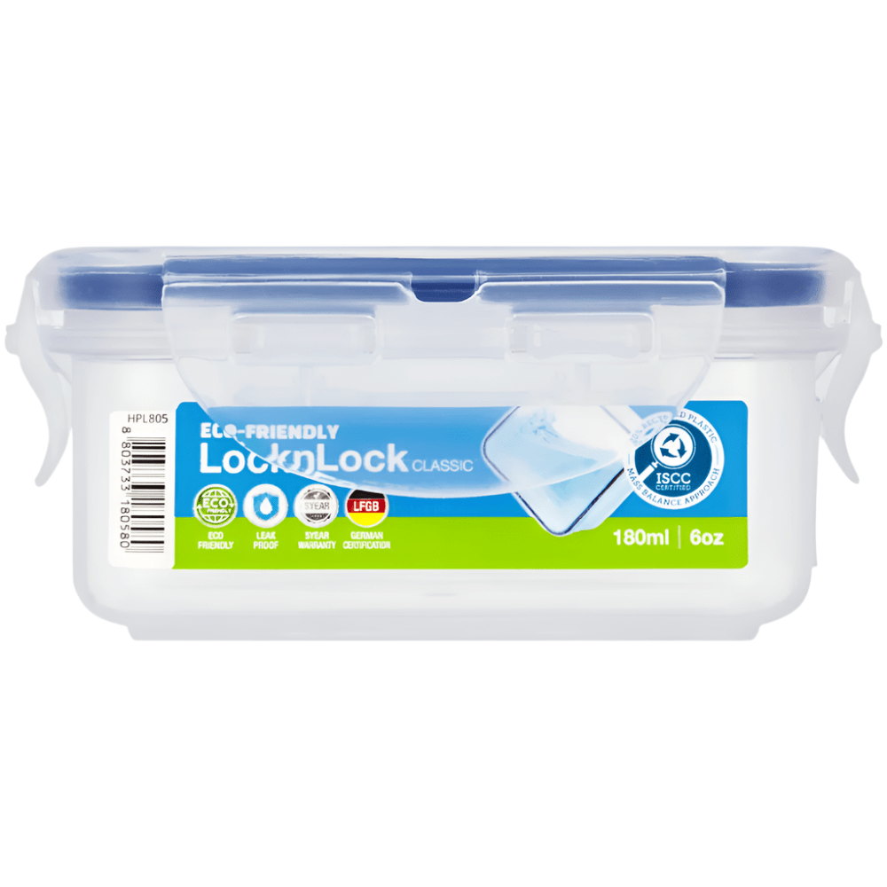 Locknlock LUNCH BOX LocknLock Rectangle Container 180ml HPL805