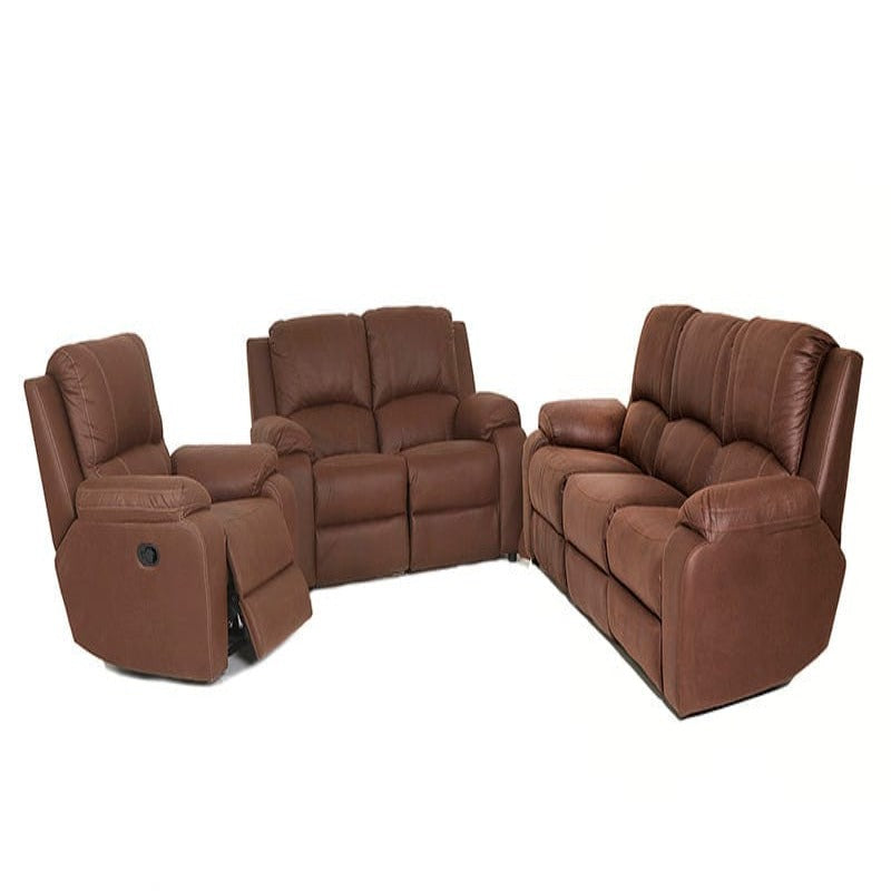 calgan 3 piece lounge suites 3 Piece Lyla 1 Action Fabric Mocha Lounge Suite (6980137517145)