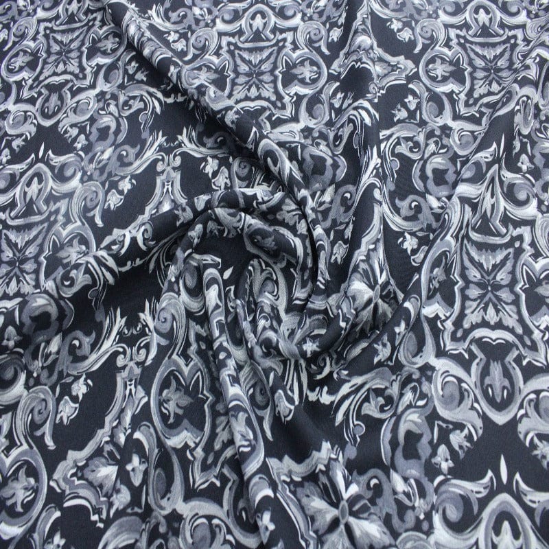 Mini Matt Printed Mini Matt DES.18 COL.4 Black 150cm (7119631941721)